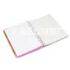 Cuaderno de descompresión A5 cuaderno de colores papelería de descompresión para estudiantes de primaria bloc de notas de silicona espiral de unicornio venta al por mayor