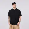 Ropa de Hombre Xintang Camisa POLO de manga corta estilo americano para hombre, camiseta de manga corta para hombre, corte holgado, cuello camisero, camiseta de verano, manga corta