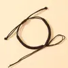 Pulsera de cuerda roja tejida a mano para bricolaje para hombres y mujeres, cuerda de mano con año de nacimiento, se puede ensartar con cuentas, pulsera de cuerda de mano con nudo de loto al por mayor