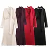 Moda Femenina Europea y Americana Transfronteriza Aliexpress Venta Caliente Elegante Bufanda con Textura de Satén de Seda Vestido Ajustado