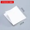 Bolsa de Empaque de Alimentos de Papel Kraft Empaque Desechable Pastel de Sésamo Hotcakes Sándwich de Carne Snack Apertura Triangular Bolsa de Papel Resistente a la Grasa