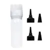 Cabello de Venta Caliente Cuidado del Cabello y Botella de Recarga para Cuidado del Cabello Punta de Botella de Repuesto Botella Teñida con Aceite para el Cabello Salón de Belleza Correa Dental Agujero de Agua Peine para Champú
