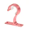 Soporte para Barra de Cortina Aleación de Aluminio Extra Grueso Estante Único Montaje Superior Montaje Lateral Soporte Engrosado para Barra Romana Accesorios para Barra de Cortina Lote