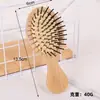 Cepillo para el Cabello con Forma de Huevo Transfronterizo para Mujeres, Peine de Airbag para el Hogar, Peine de Cojín de Aire con Cerdas de Bambú, Cepillo para el Cabello Antiestático, Peine Pequeño Portátil