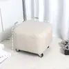 Cadeira pequena com roda universal banquinho para trocar de sapato em casa banquinho de assento para entrada cadeira de rodas banquinho móvel banquinho de sala banquinho baixo com rodinhas