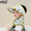 Sombreros para Niños para Primavera y Verano, Estilo Delgado con Protección para el Cuello, Protección UV, Lindos Sombreros de Sol para Niños y Niñas, Sombreros de Sol con Parte Superior Abierta