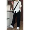 Conjunto de Camisa y Pantalones de Dos Piezas para Hombre de Color Sólido, Estilo Verano Delgado, Tela de Seda Helada Fresca de Secado Rápido, Aspecto de Alta Gama, Elegante