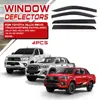 Adecuado para Deflectores de Ventana Hilux para Lluvia y Sol Deflectores de Ventana Hilux Revo Vigo Ceja de Ventana para Lluvia Protección contra la Lluvia