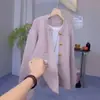 Cardigan de Punto Suelto Redondo Estilo Coreano para Mujer 2026 Otoño Tallas Grandes MM Gorditas Suave Pegajoso Cardigan de Punto