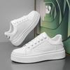 Zapatos de Hombre Zapatos de Moda 2025 Nueva Primavera Nicho Moderno Todo-combinable Zapatos Blancos de Suela Gruesa Zapatos Deportivos Casuales para Estudiantes