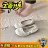Sapatos Mary Jane de Verão 2026 com Bico Redondo e Salto Interno, Sapatilhas com Laço para Meninas, Sapatos Versáteis para Avós