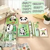 Bolsa de Regalo de Regreso a Clases, Premios, Caja de Regalo para Estudiantes de Primaria y Secundaria, Paquete de Regalo de Papelería para el Aprendizaje, Lindo Set de Papelería de Panda