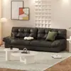 Sofá de Tela Sofá Nube Nuevo Moderno Sencillo Estilo Crema Perezoso Sala de Estar Apartamento Pequeño Fila Recta Doble o Tres Plazas