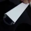 Lente Led Acrílico Personalizado de Dos Colores de Alta Transparencia, Lente Condensador de Línea Dura, Lente Óptico de Forma Especial Extruido de Pmma