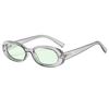 Nuevas gafas de sol retro personalizadas de moda ovaladas con montura pequeña, gafas de sol informales para exteriores, para sesiones de fotos callejeras, gafas de sol anti-UV de moda