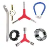 Chave de Raio de Bicicleta Mountain Bike Chave de Raio Jogo de Ferramentas de Reparo Combinação Acessórios para Mountain Bike