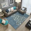 Alfombra de Sala de Estar Moderna Simple Nórdica Hogar Sofá Mesa de Centro Tapete Rectangular Habitación Dormitorio Cama Completa Tapete de Piso de Noche