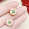 Guochao Método Antiguo Arena Oro Gota Aceite Carácter de la Fortuna Espaciadores Transferibles Cuentas Pulsera de Cuentas Hecha a Mano DIY Accesorios para Collares