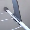 Estante Secador de Ropa para Repisa de Ventana de Hierro Forjado Sin Taladro Diseño Creativo Sin Instalación Plegable Balcón Almacenamiento Simple Estante Secador