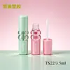 Tubo Personalizado Novo para Gloss Labial Tubo Vazio 3.5ml Formato Tanghulu Tubo Plástico para Gloss Labial Materiais de Embalagem para Maquiagem