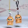 Colgante Llavero Animal del Zodíaco Tallado en Madera de Tuya Puesto Escénico Turístico Mercado Nocturno Juego Cultural Souvenir Decoración