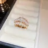 Anillo de Calabaza con Circonita Estilo Lujo Ligero para Mujer, Anillo para Dedo Índice con Diseño de Moda de Alta Gama, Joyería de Mano Exquisita Versátil para el Uso Diario al Trabajo al por Mayor