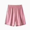 Pijama de verano para mujer con cuello en V y almohadilla en el pecho, fino, pijama, longitud opcional, se puede usar afuera, seda de hielo, sensación fresca, ropa de casa L836