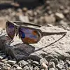 Óculos de Sol Polarizados Retrô Masculino Pesca Ciclismo Óculos de Sol com Proteção UV Esportes ao Ar Livre Montanhismo Óculos à Prova de Vento
