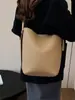 Bolsa balde DIY caseira estilo coreano bolsa de material bolsa nicho vintage nova moda feminina bolsa de ombro para o dia a dia sob o braço