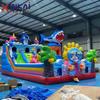 Pvc inflável ao ar livre comercial grande e pequeno castelo inflável de diversão interessante playground infantil escorregador trampolim inflável