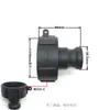 Accesorios para Válvula de Barril Ton IBC Conector de Barril Ton Adaptador de Barril Ton 50 a 25 Interfaz de Barril Ton para Contenedor