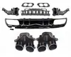 Adecuado para 15-21 Mercedes-Benz W205 C180 200 260 Modificado C63Amg 43 Lip Trasero y Tubo de Escape Brabus