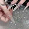 Nuevas Pegatinas para Uñas de Bambú con Purpurina Fina Estilo Chino, con un Toque Fresco y Vibrante, Presentando Hojas de Bambú y Mariposas Coloridas, Decoraciones para Uñas Estilo Antiguo