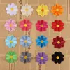 Parche de Tela de Girasol Diámetro 4CM Parche Bordado Mantel de Hotel Ropa Pantalones Bolsa Zapatos Reparación de Agujeros Accesorios de Decoración