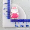 Zuecos de Resina con Agujeros para Niños Llavero DIY Señal de Estacionamiento Conejo Gato de Dibujos Animados Materiales Accesorios