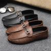 Otoño Social Calzado Casual para Hombres Mocasines de Moda Zapatos Slip-On para Hombres Comercio Exterior 2025