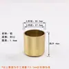 Novas Bases de Madeira Estilo Chinês, Coberturas de Pés em Liga de Alumínio, Coberturas de Pés para Móveis em Aço Inoxidável, Coberturas de Pés para Cadeiras de Madeira Maciça Cor Cobre Antigo Dourado e Preto