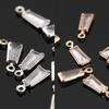 Colgante de Zirconia de Cristal Micro-Pavé con Conservación de Color por Galvanoplastia Cobre Fundido Colgante Único Colgante Doble Aretes DIY Accesorios para el Cabello Collar Accesorios de Joyería