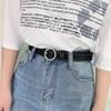 Cinturón estudiante mujer estilo coreano combinable amor agujero completo moda personalidad celebridad de internet mismo estilo cinturón de jeans mujer ins