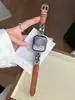 Correa de Cuero Italiano Crow Heart Adecuada para Apple Watch iWatch 12ª Generación 11/10
