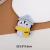 Broche de Tela Estilo Coreano Dibujo Animado Pingüino Lindo y Oveja DIY Hecho a Mano Accesorios para el Cabello de Niños Decoraciones Ropa Bufanda Accesorios