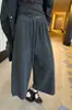 Pantalones Deportivos Cortos Casuales Elegantes de Mezcla de Lana con Textura y Bucle Otoño 2026