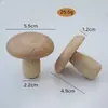 Bloques de construcción de tronco de hongo grande de simulación de alta calidad sin pintar juguetes de casa de juegos para niños adornos creativos DIY pintados a mano
