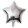 5/10/ 18 pulgadas Plato de Luz de Globo de Estrella de Cinco Puntas Globo de Película de Aluminio Globo de Estrella Suministros de Decoración para Bodas Cumpleaños Venta al por Mayor