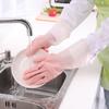 Luvas de Lavar Louça Femininas Duráveis Domésticas Cozinha Látex Espessadas Artefato de Limpeza Tarefas Domésticas Lavanderia Borracha Couro Impermeável