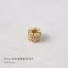 Anillo Redondo de Encaje de Doble Agujero Resistente al Color Juego de Anillos con Cuentas Anillo Hecho a Mano DIY Accesorios para Anillos Base de Flor Cuentas Espaciadoras Accesorios para Collares Venta al por Mayor