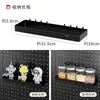 Ganchos en L Universales de 6 mm con Distancia de 16 Agujeros para Accesorios de Tablero Perforado, Cajas de Almacenamiento, Estantes Metálicos, Cajas Cuadradas y Soportes para Teléfono