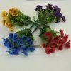Amazon Flor Artificial Transfronteriza, Maceta de Plástico con Pensamientos, Pequeño Ramo de Flores para Arreglo, Flores para Decoración de Jardín