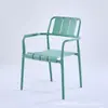 Silla de Comedor Casual de Plástico Escandinava para Hogar Apartamento Pequeño Balcón Sala de Estar Sillón Silla Casual Apilable para Exteriores con Respaldo