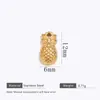 Guirnalda de Cascabeles de Acero Inoxidable Colgante de Cachorro Pájaro Color Dorado Conservación del Color Joyería Moda Característica Accesorios para Joyería DIY